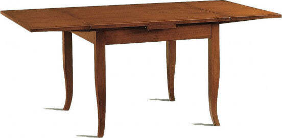 MOBILI-2G---MOBILI-2G---Tavolo-rettangolare-allungabile-legno-classico-Noce-Arte-Povera-120-x-80