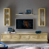 MOBILI-2G---PARETE-ATTREZZATA-PORTA-TV-IN-LEGNO-SHABBY-AVORIO-L.303