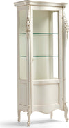 MOBILI-2G---PARETE-ATTREZZATAIN-LEGNO-2-VETRINE-E-1-BASE-IN-LEGNO-AVORIO