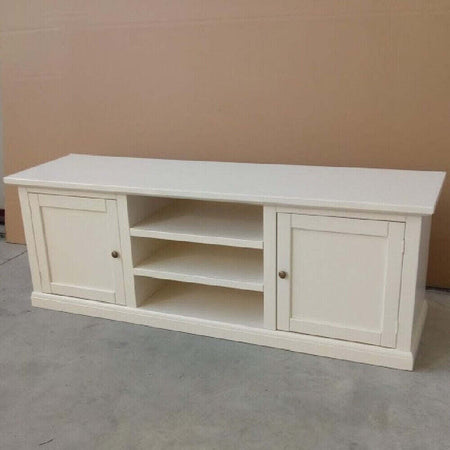 MOBILI-2G---PORTA-TV-2-ANTE-IN-LEGNO-SHABBY-BIANCO-160x46x56