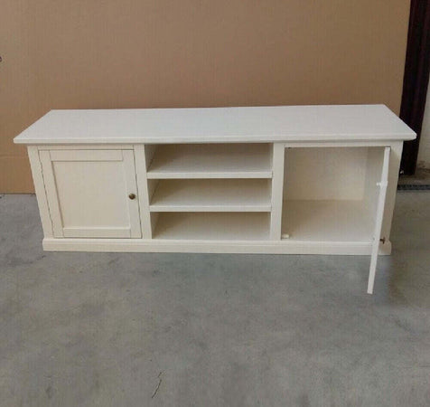 MOBILI-2G---PORTA-TV-2-ANTE-IN-LEGNO-SHABBY-BIANCO-160x46x56