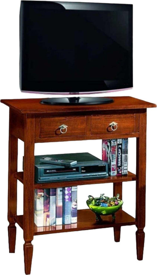 MOBILI-2G---PORTA-TV-2-ARTE-POVERA-IN-LEGNO-MASSELLO-TINTA-NOCE-L.75-P.45-H.85