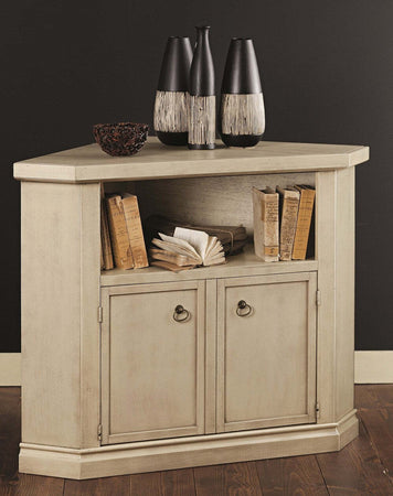 MOBILI-2G---PORTA-TV-2-IN-LEGNO-SHABBY-AD-ANGOLO-AVORIO-PATINATO-70x70x75