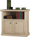 MOBILI-2G---PORTA-TV-2-IN-LEGNO-SHABBY-AVORIO-PATINATO-84x40x81