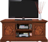 MOBILI-2G---Porta-tv-2-porte-classico-intarsiato-legno-tinta-noce-130X50x60
