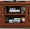 MOBILI-2G---Porta-tv-2-porte-classico-intarsiato-legno-tinta-noce-130X50x60