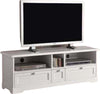 MOBILI-2G---PORTA-TV-3-CASSETTI-IN-LEGNO-ARTE-POVERA-BIANCO-OPACOL.139-P.40-H.51