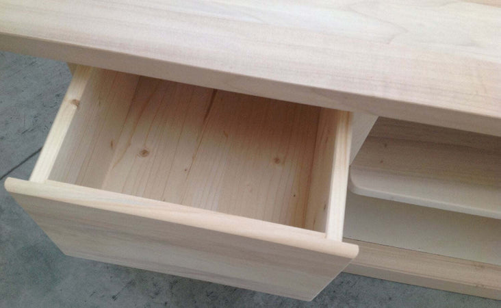 MOBILI-2G---PORTA-TV-4-CASSETTI-ARTE-POVERA-IN-LEGNO-GREZZO-L.120-P.53-H.53