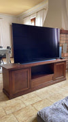 MOBILI-2G---Porta-tv-arte-povera-in-legno-tinta-noce-160x45H56