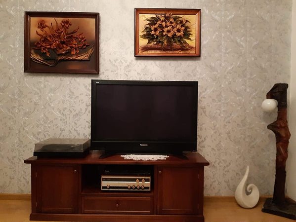 MOBILI-2G---Porta-tv-arte-povera-in-legno-tinta-noce-160x45H56