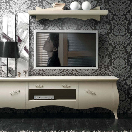 MOBILI-2G---PORTA-TV-BOMABATO-2-ANTE-SHABBY-IN-LEGNO-AVORIO-L.197-P.53-H.60