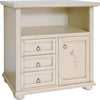MOBILI-2G---PORTA-TV-CLASSICO-1-ANTA-3-CASSETTI-IN-LEGNO-AVORIO-PATINATO-L.84-P.40,5-H.80,5