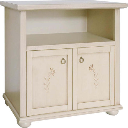 MOBILI-2G---PORTA-TV-CLASSICO-2-ANTE-IN-LEGNO-AVORIO-PATINATO-L.84-P.40,5-H.80,5