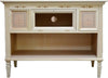MOBILI-2G---PORTA-TV-CLASSICO-2-CASSETTI-1-RIBALTA-IN-LEGNO-GREZZO--L.100-P.51-H.75