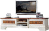 MOBILI-2G---Porta-tv-classico-2-cassetti-legno-shabby-bicolore-200x52x50