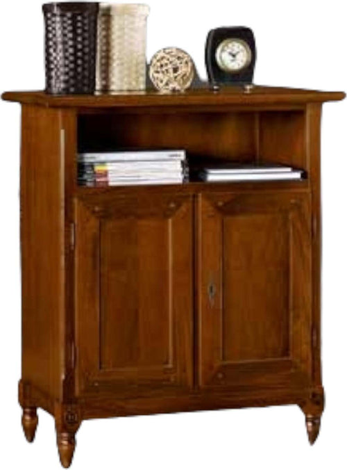 MOBILI-2G---PORTA-TV-CLASSICO-ARTE-POVERA-IN-LEGNO-2-PORTE-TINTA-NOCE-L.81-P.43-H.94