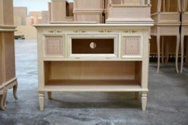 MOBILI-2G---PORTA-TV-CLASSICO-IN-LEGNO-2-CASSETTI-1-RIBALTA-FINITURA-BASSANO-L.100-P.51-H.75