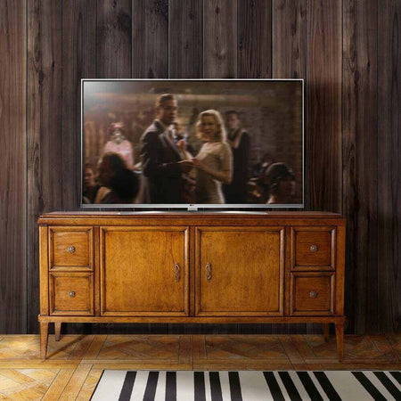 MOBILI-2G---PORTA-TV-CLASSICO-IN-LEGNO-2-PORTE-4-CASSETTI-FINITURA-BASSANO-L.150-P.47-H.70