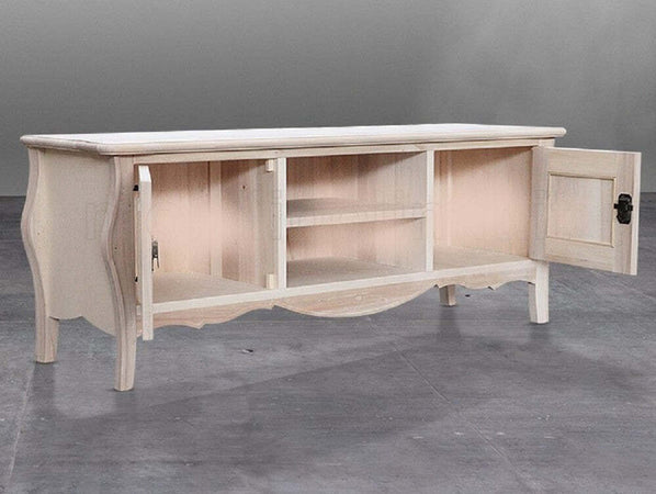 MOBILI-2G---PORTA-TV-CLASSICO-IN-LEGNO-BOMBATO-2-PORTE-GREZZO-L.160-P.50-H.61
