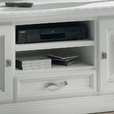 MOBILI-2G---PORTA-TV-IN-LEGNO-2-ANTE-SHABBY-BIANCO-L.152-P.55-H.60