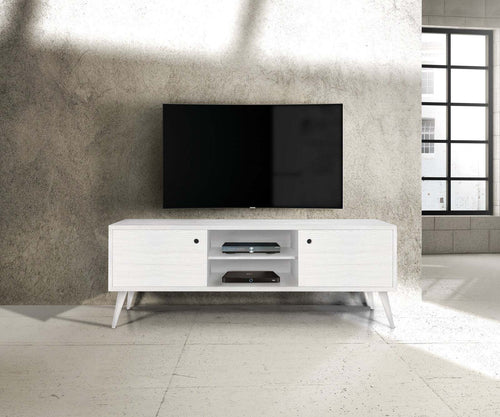MOBILI-2G---PORTA-TV-IN-LEGNO-ABETE-SPAZZOLATO-BIANCO-160X45X55