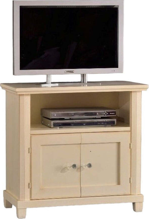 MOBILI-2G---PORTA-TV-IN-LEGNO-ARTE-POVERA-SHABBY-AVORIO-L.87-P.40-H.82