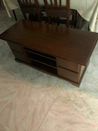 MOBILI-2G---PORTA-TV-IN-LEGNO-ARTE-POVERA-TINTA-NOCE-L.117-P.49-H.53