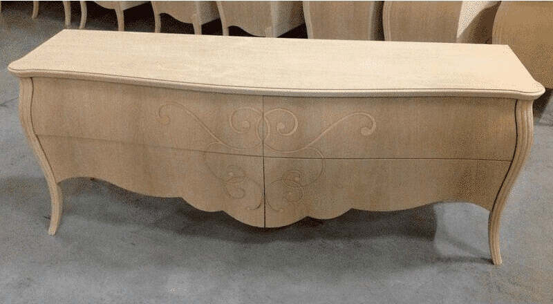 MOBILI-2G---PORTA-TV-IN-LEGNO-BOMBATO-4-CASSETTI-GREZZO-L.170-P.50-H.66