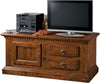 MOBILI-2G---Porta-tv-in-legno-classico-2-cassetti-1-porta-tinta-noce-141x50X60