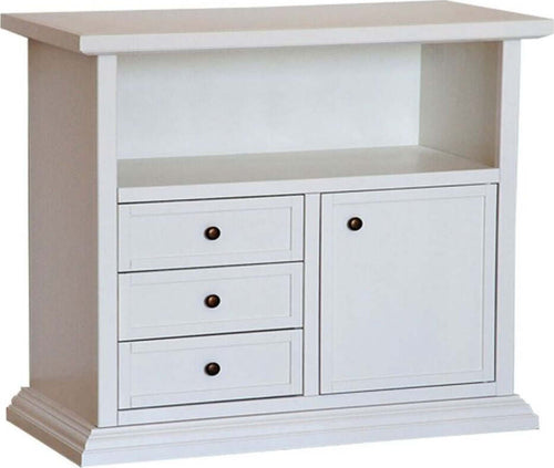 MOBILI-2G---PORTA-TV-IN-LEGNO-SHABBY-CHIC-BIANCO-84x40x80