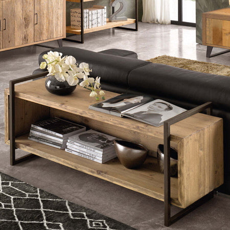MOBILI-2G---PORTA-TV-INDUSTRIAL-CORTINA-IN-LEGNO-MASSELLO-DI-ABETE-140X45X60