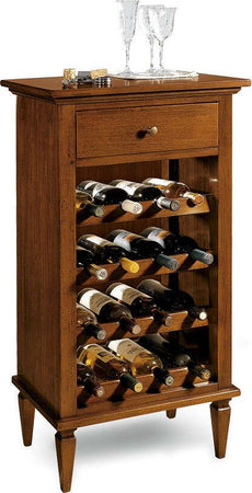 MOBILI-2G---PORTABOTTIGLIE-CON-VASSOIO-IN-LEGNO-CLASSICO-GREZZO-L.57-P.37-H.105
