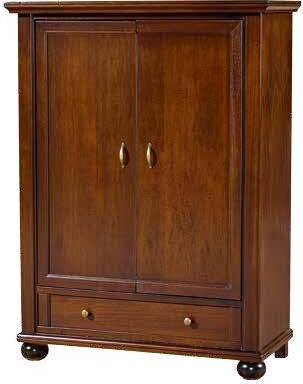 MOBILI-2G---SCARPIERA-2-PORTE-IN-LEGNO-NOCE-L.97-P.44-H.130