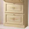 MOBILI-2G---SCARPIERA-4-ANTE-IN-LEGNO-MASSELLO-AVORIO/VERDE-L.80-x-P.30-H.170