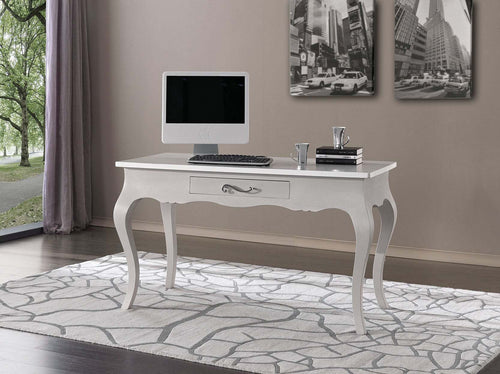 MOBILI-2G---SCRIVANIA-1-CASSETTO-IN-LEGNO-GRIGIO-BICOLORE-140X65X80