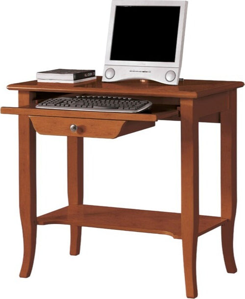 MOBILI-2G---SCRIVANIA-1-CASSSETTO-NOCE-ARTE-POVERA-cm-85X49X79H