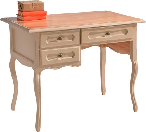 MOBILI-2G---SCRIVANIA-3-CASSETTI-LEGNO-BICOLORE-TORTORA-100X60X79