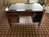 MOBILI-2G---SCRIVANIA-4-CASSETTI-IN-LEGNO-ARTE-POVERA-TINTA-NOCE-130x74x81