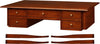 MOBILI-2G---SCRIVANIA-5-CASSETTI-IN-LEGNO-ARTE-POVERA-TINTA-NOCE-L.105-x-P.56-x-H.81