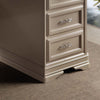 MOBILI-2G---SCRIVANIA-6-CASSETTI-IN-LEGNO-LACCATO-GRIGIO/MARRONE-L.140-P.85-H.82