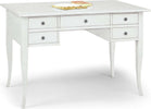 MOBILI-2G---SCRIVANIA-ARTE-POVERA-5-CASSETTI-LEGNO-BIANCO-105x56x81