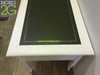 MOBILI-2G---SCRIVANIA-ARTE-POVERA-INSERTO-ECOPELLE-LEGNO-BIANCO-150x75x81