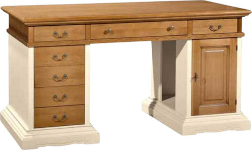 MOBILI-2G---SCRIVANIA-ARTE-POVERA-LEGNO-AVORIO-NOCE-GRANO-L.160-P.80-H.85