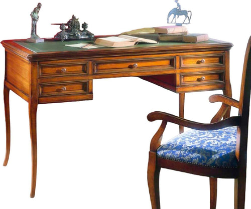 MOBILI-2G---SCRIVANIA-ARTE-POVERA-PIANO-IN-PELLE-BASSANO-130x70x80