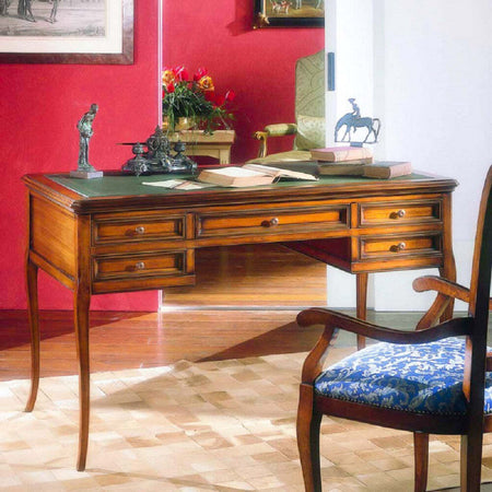 MOBILI-2G---SCRIVANIA-ARTE-POVERA-PIANO-IN-PELLE-BASSANO-130x70x80