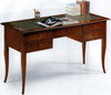 MOBILI-2G---SCRIVANIA-ARTE-POVERA-PIANO-PELLE-LEGNO-TINTA-NOCE-130x65x81