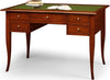 MOBILI-2G---SCRIVANIA-ARTE-POVERA-PIANO-PELLE-LEGNO-TINTA-NOCE-150x75x81
