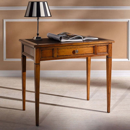 MOBILI-2G---SCRIVANIA-CLASSICA-1-CASSETTO-1-TIRETTO-LEGNO-BASSANO-90X53x80