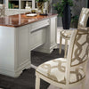 MOBILI-2G---SCRIVANIA-CLASSICA-10-CASSETTI-IN-LEGNO-BIANCO/NOCE-180X85X82