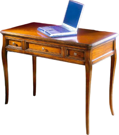 MOBILI-2G---SCRIVANIA-CLASSICA-3-CASSETTI-IN-LEGNO-BASSANO-100X55X80